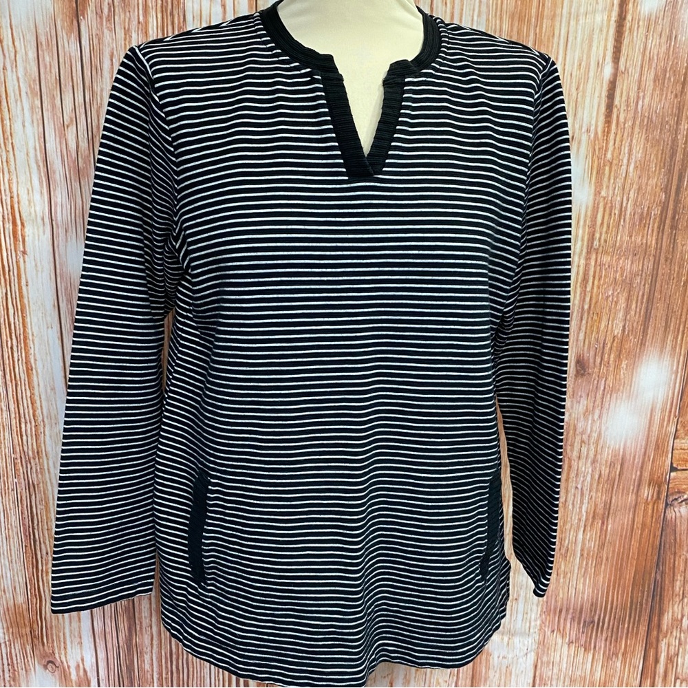 Croft & Barrow Striped Sweatshirt